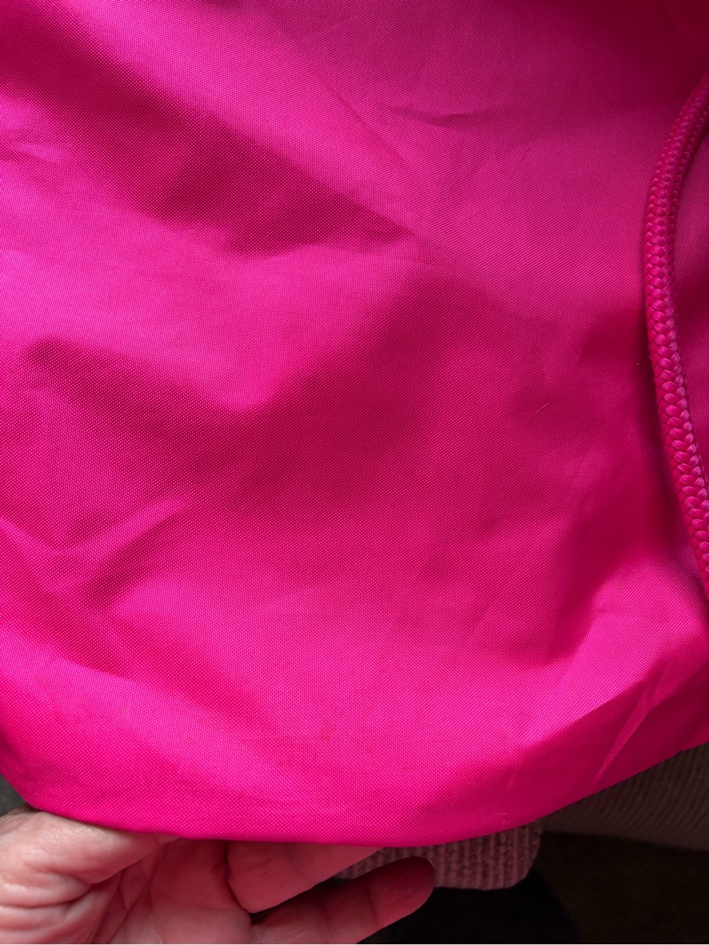 adidas Pink and Gray Drawstring Backpack - Picture 6 of 6